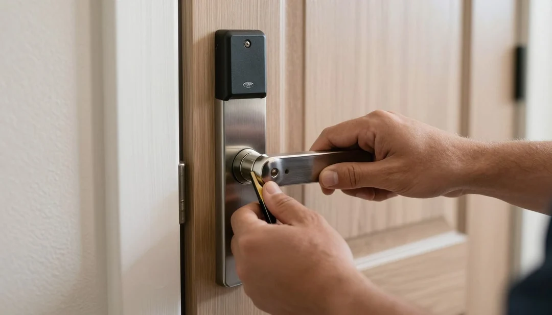 Commercial locksmith providing business services in downtown Mesa city center